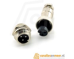 GX12-3 CONNECTOR, 3 PINS set