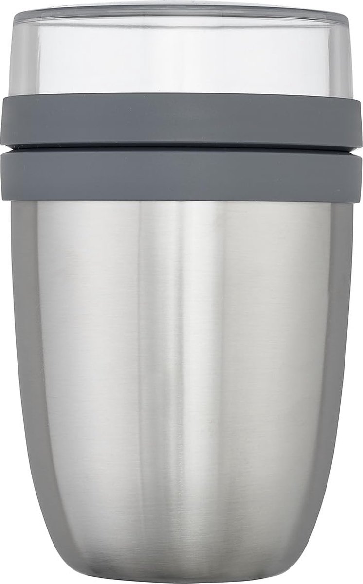 Mepal - Ellipse geïsoleerde lunchpot, thermos, lunchpot, praktische yoghurtbeker en soepbeker, 6-8 uur warm en 12 uur koud, 500 Plus 200 ml, mauve (Vivid mauve