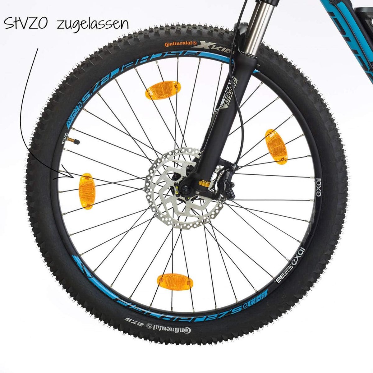 Rayons de vélo Rayons de vélo colorés Rayons Clicker Réflecteurs d