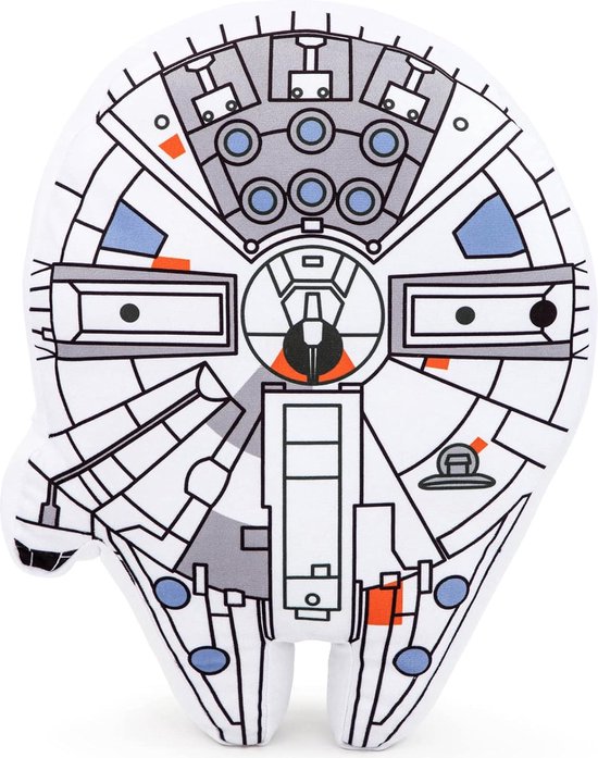 Star Wars Millennium Falcon 37cm superzacht decoratief kussen