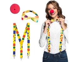 Boland - Set Clown - Volwassenen - Unisex - Clown - Clown - Circus