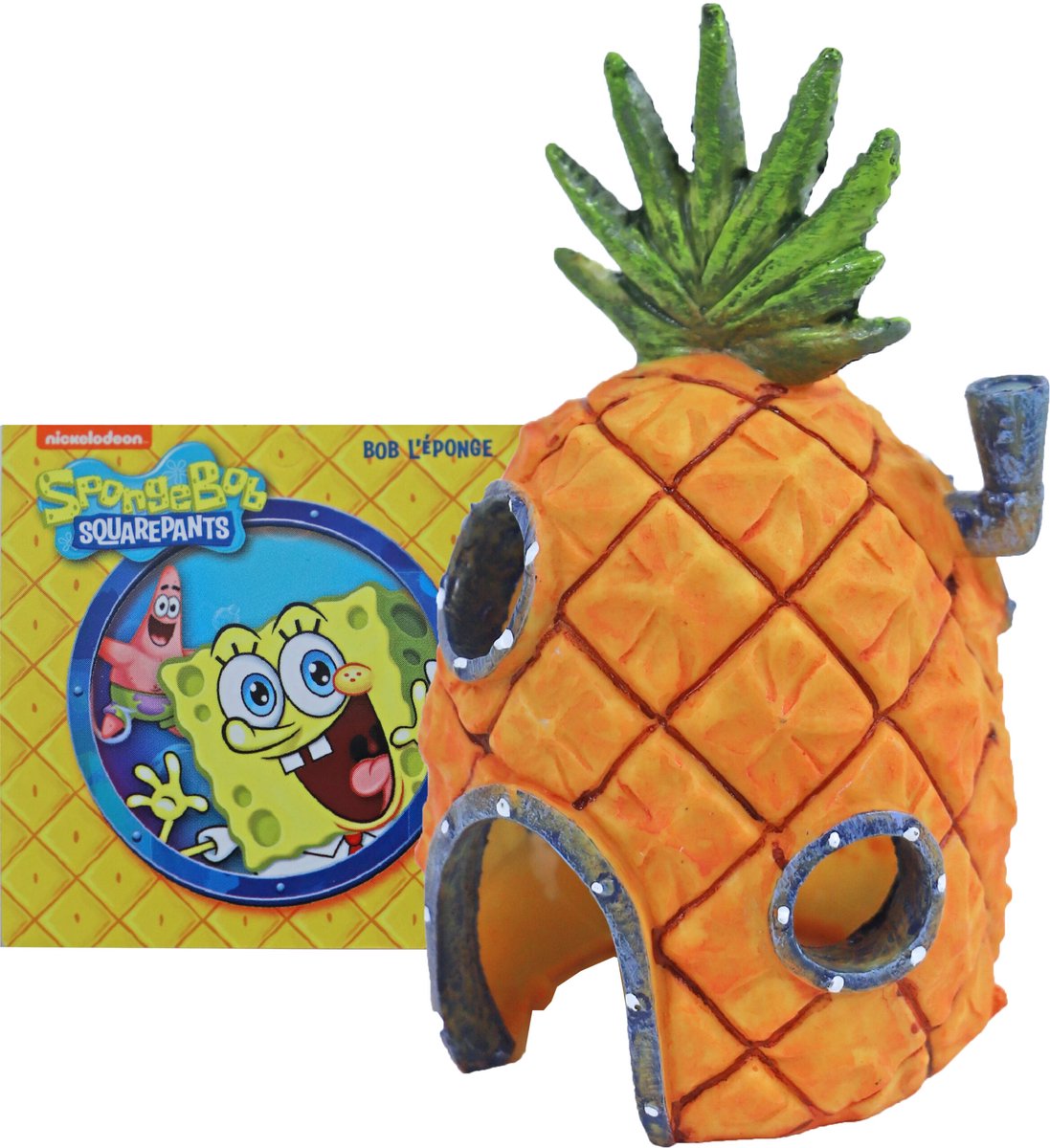 Spongebob Ananashuis - Aquariumdecoratie - 15 x 9 x 8 cm