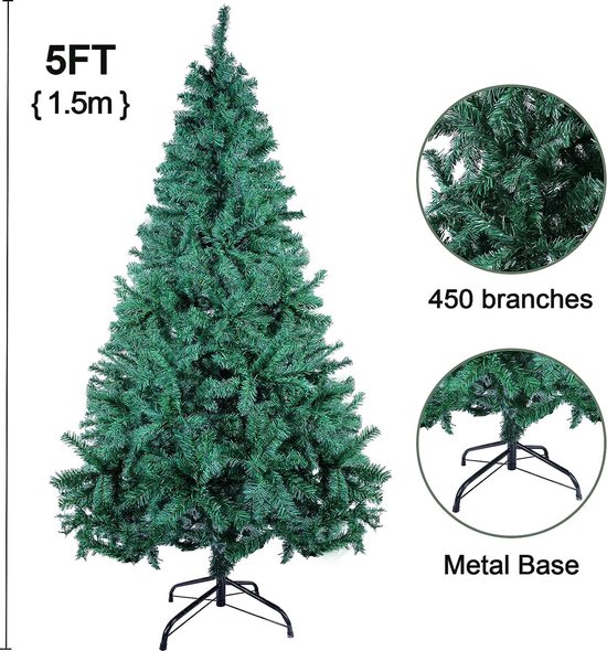 Sapin de Noël artificiel rose/sapin artificiel 150 cm avec sac de rangement  - Sapins