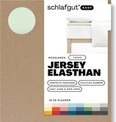 schlafgut Topper Easy Jersey Elasthan Hoeslaken XL - 180x200 - 200x220 643 Green Light