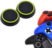 Gadgetpoint | Gaming Thumbgrips | Performance Antislip Thumbsticks | Joystick Cap Thumb Grips | Accessoires geschikt voor Playstation PS4 PS5 & Xbox & Nintendo Pro Controller | Zwart/Lichtgroen