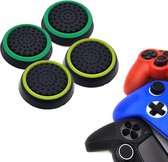 Gadgetpoint | Gaming Thumbgrips | Performance Antislip Thumbsticks | Joystick Cap Thumb Grips | Accessoires geschikt voor Playstation PS4 PS5 & Xbox & Nintendo Pro Controller | Zwart Lichtgroen en Zwart Groen