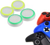 Gadgetpoint | Gaming Thumbgrips | Performance Antislip Thumbsticks | Joystick Cap Thumb Grips | Accessoires geschikt voor Playstation PS4 PS5 & Xbox & Nintendo Pro Controller | Wit Groen en Wit Lichtgroen