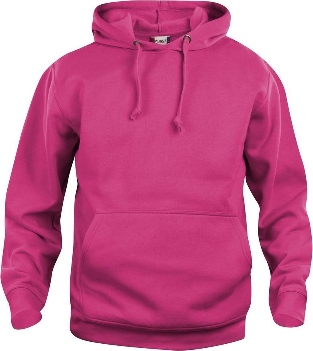Clique Basic hoody Helder Kersen maat S