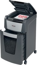 Bol.com Rexel Optimum AutoFeed+225M Fluisterstille Papierversnipperaar P-5 Micro voor Kantoor - Invoer tot 225 Vellen - Zwart aanbieding