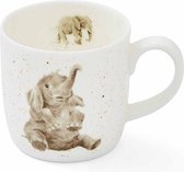 Wrendale Mok - 'Role Models' elephant mug - Royal Worcester - Beker Olifant - Porseleinen Bekers - Wrendale Designs