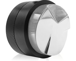 Muntel® Koffieverdeler - Espresso Verdeler - Koffie Distributeur - Zwart - 53.3 mm