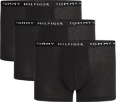 Tommy Hilfiger de 3 Boxers Caleçon Hommes - Noir