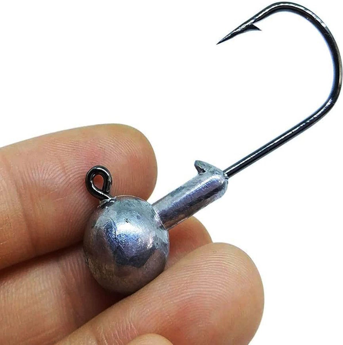 jighead - jigkop - 5 stuks - 5 gram - lood - lood kop voor roofvissen