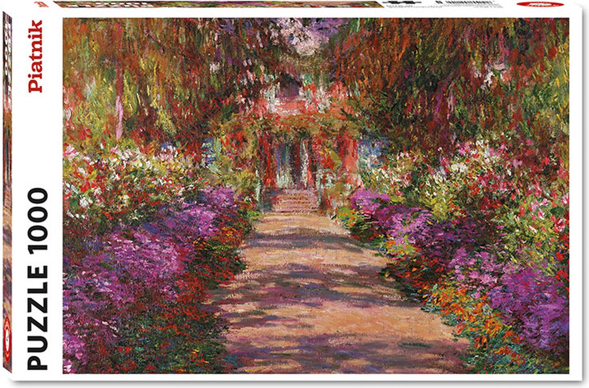 Puzzle d'art Piatnik Claude Monets - Garten à Giverny (1000 pièces)