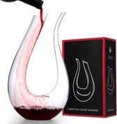 Wijn karaf - U VORM - 1.5L - Wijnbeluchter - Cadeau