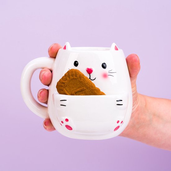 Gobelet en céramique avec compartiment à biscuits - Kat
