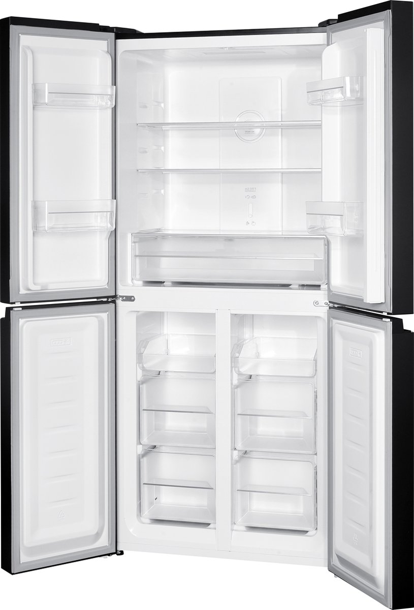Exquisit CDJ444-040DB - Amerikaanse Koelkast - No-Frost - Digitaal Display - 5 Jaar Garantie - 362 liter - Zwart — afbeelding 3
