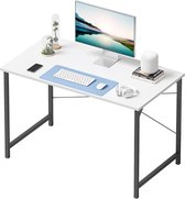Modern Thuiskantoor Computerbureau - 100 x 50 cm-bureaustoelen voor volwassenen-bureaus-bureau wit