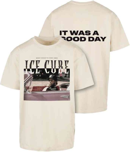 Mister Tee Ice Cube - It's a good day Oversize Heren Tshirt - Geel