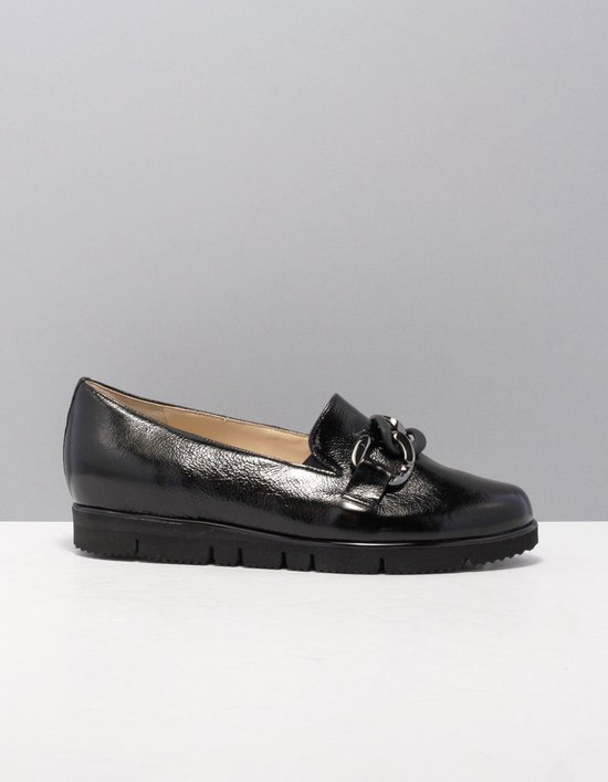 Hassia -Dames -  zwart - ballerina's & mocassins - maat 38