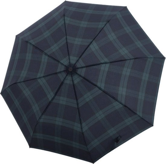 Opvouwbare Paraplu Black Watch Geruit - Carbon - Dsn 100 cm - Opgevouwen 29 cm - Doppler