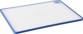 Planche à découper Excellent Houseware - blanc/bleu - plastique - 33 x 23 cm