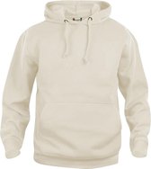 Clique Basic hoody Licht khaki maat S
