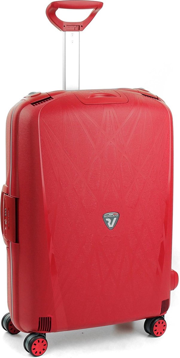 Roncato Light 4 Wiel Trolley 68 Red