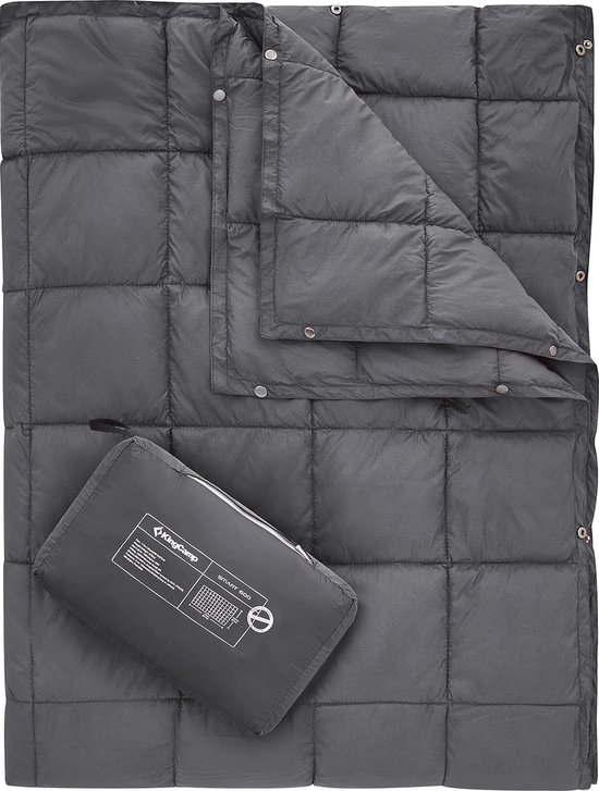 AUTDOOR® Couverture De Voyage Ultra Légère Et Chaude - Couverture De Camping Compacte En Matériau Coolmax - Douce Et Respirante - Idéale Pour Le Camping Comme Accessoire De Voyage - 200 X