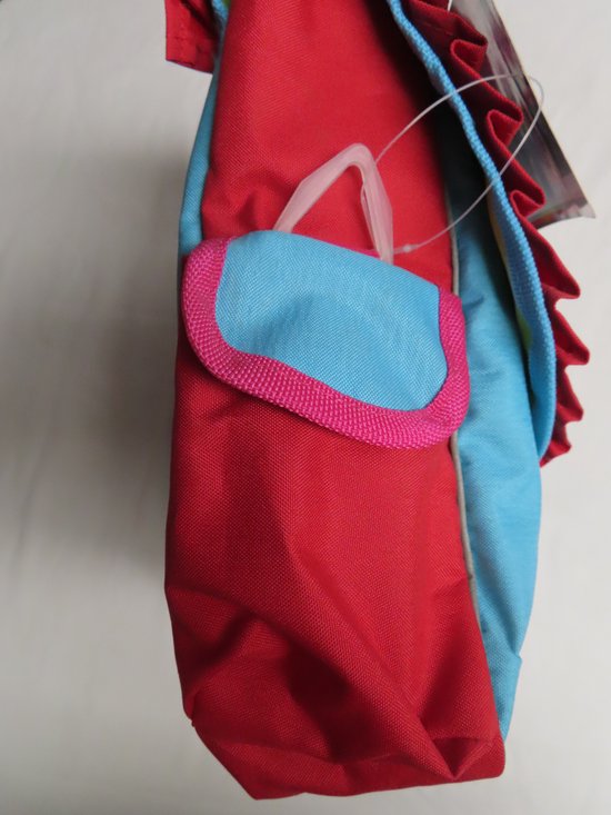 Cordo - Stuurtasje - Kinderen - Fietstas - Power Girl - Blauw / rood van Cordo — afbeelding 2