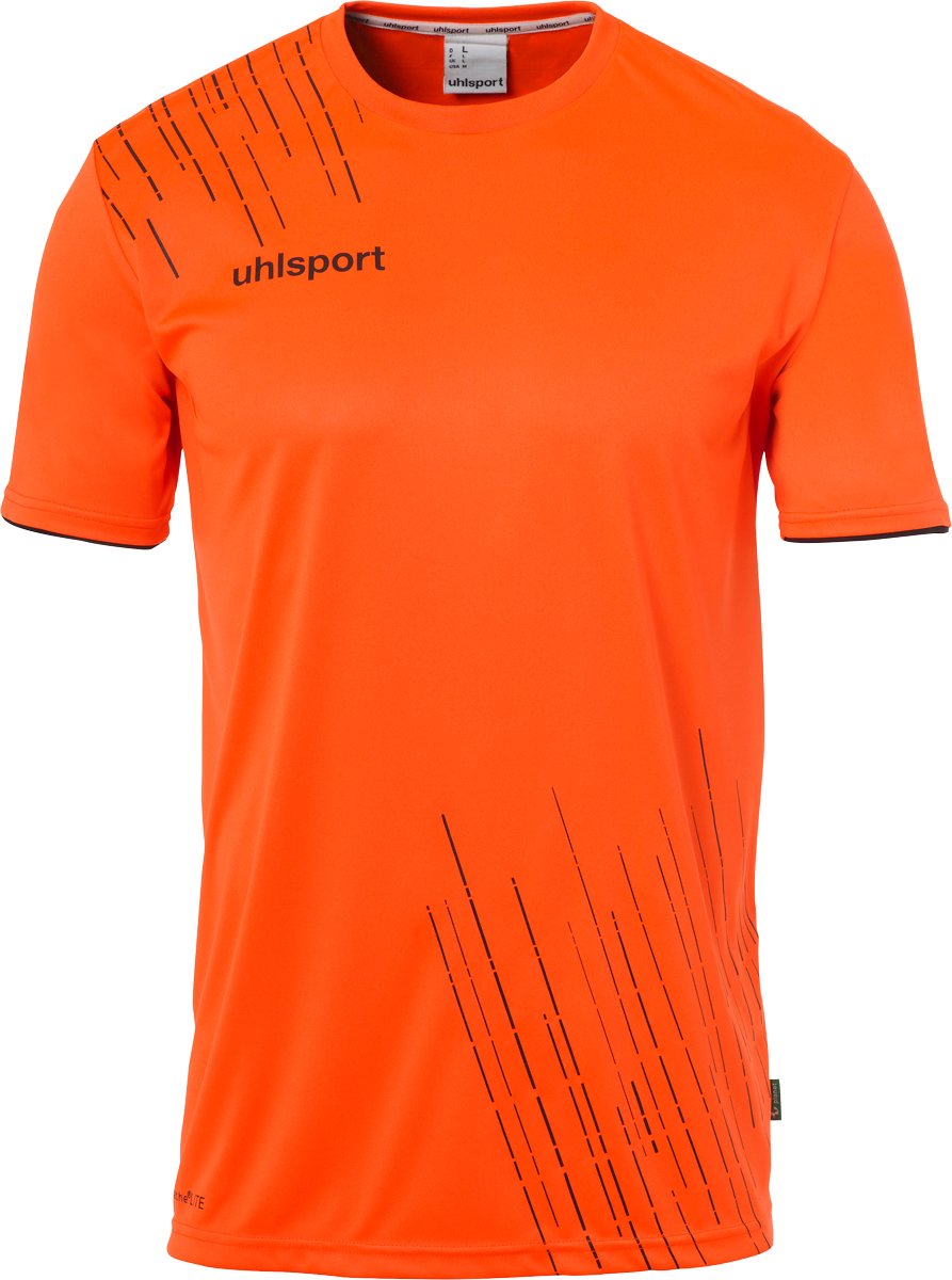 Uhlsport Score 26 Voetbalset Korte Mouw Heren - Fluo Oranje / Zwart | Maat: L