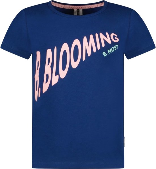 B.Nosy meisjes t-shirt B.Blooming Lake Blue - Maat134/140