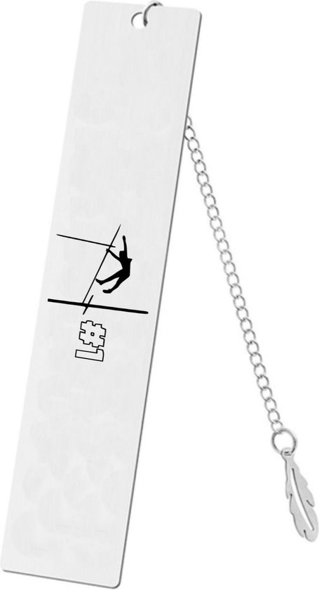Akyol - marque-page saut à la perche - Sport - amis de la famille - cadeau