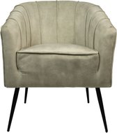 HSM Collection - Chaise de salle à manger Chester - 60x63x83 - Wit/ noir - Adore 01