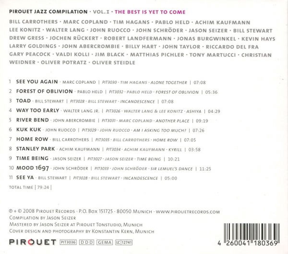 Pirouet Jazz Compilation, Vol. 1