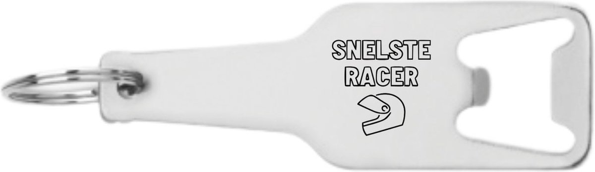 Akyol - snelste racer flesopener - Racer - familie vrienden - cadeau - 105 x 25mm