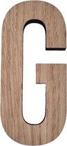 Houten letter G - 10 cm hoog