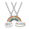 Rainbow -en-ciel BestFriends - Argent