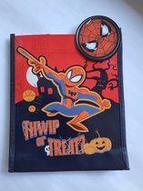 Halloween snoeptasje Spiderman, canvas, 19 x 23 cm