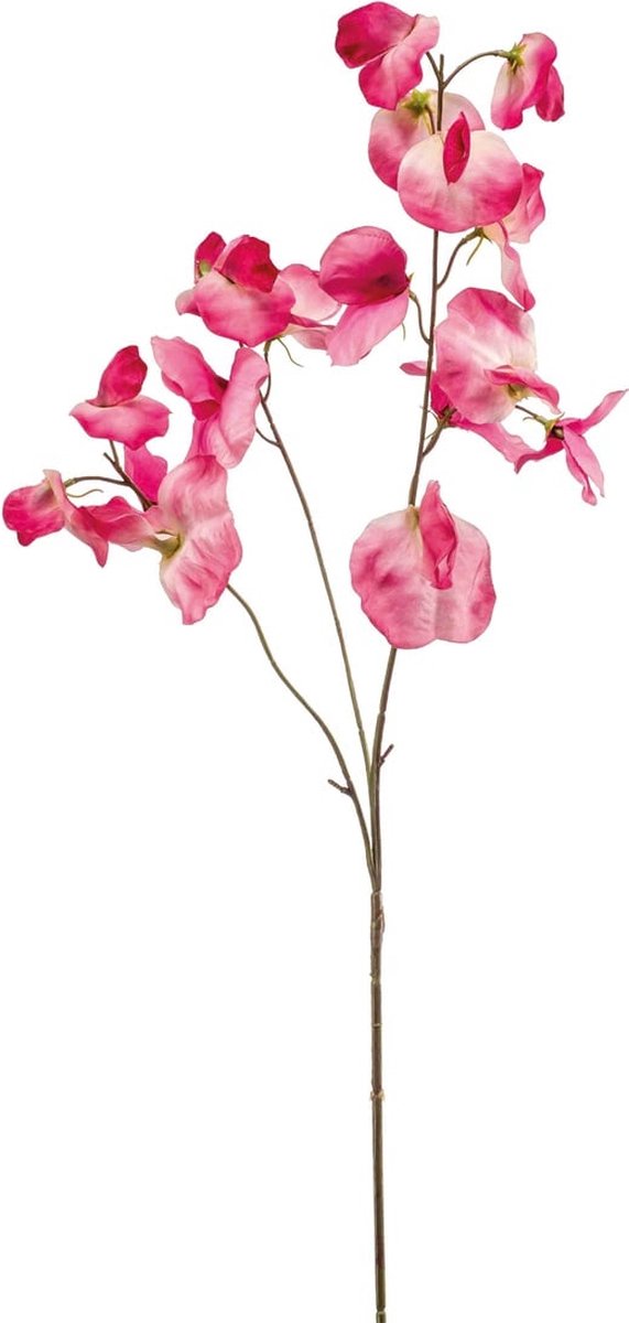Natuurlijk Bloemen Kunstbloemen - Zijde Bloemen - Nep bloemen Luxe Bloemen - Lathyrus 75 cm - Natuurlijk Bloemen roze
