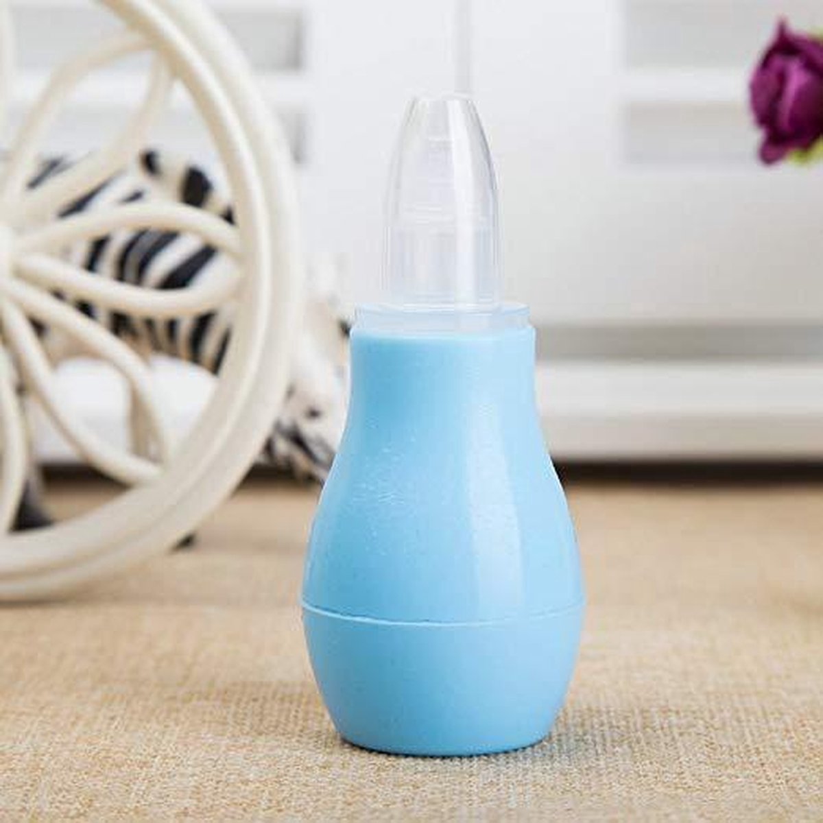 CHPN - Neuszuiger - Neus uitzuiger - Neus uitzuigen - Blauw - Neusreiniger voor Baby's en Kinderen - Universeel - Siliconen — cadeau in Cadeau-ideeën - foto 2