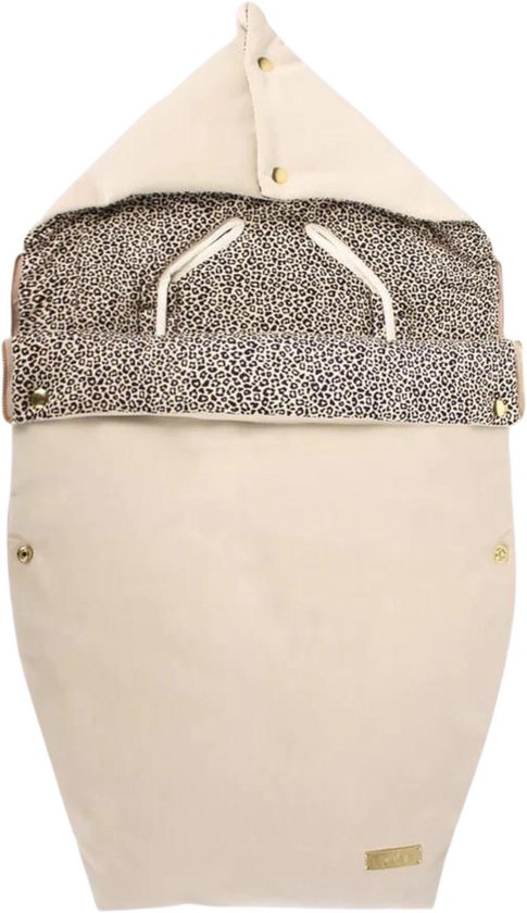 Ukje Voetenzak - Geschikt voor Maxi Cosi - Universeel - Zand - Luipaard