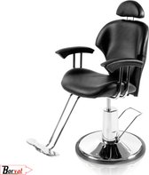 Borvat® | Chaise de barbier | Noir | Chaise de barbier | Chaise de barbier | Siège de pompe | chaises de barbier