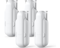 SwitchBot Curtain QUAD Pack - U-Rail Versie 3 (2023) - Wit - Smart home gordijnmotor - Smart Gordijn - Automatisch gordijn