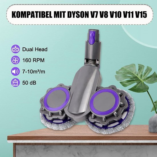 Tête de nettoyage compatible avec les modèles Dyson V7 V8 V10 V11  Accessoires d'aspirateur sans fil compatibles avec les parquets-d