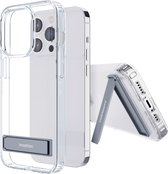 iMoshion Hoesje Geschikt voor iPhone 13 Pro Hoesje - iMoshion Stand Backcover - Transparant