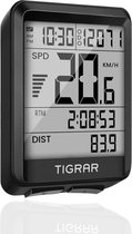 Tigrar Fiets Kilometerteller Fietscomputer - waterdicht - 17 functies