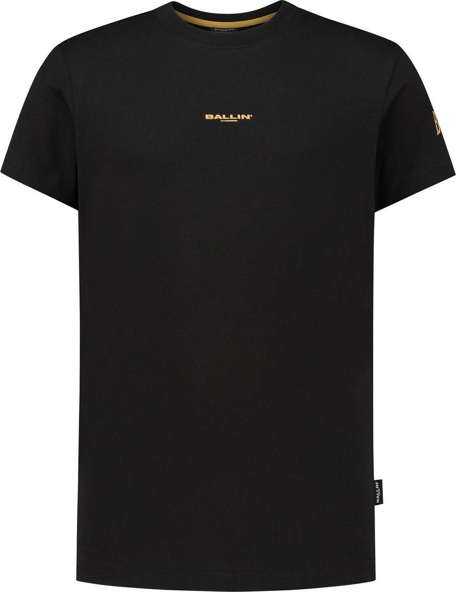 Ballin Amsterdam T-shirt 23037106 Jongens T-shirt - Black - Maat 140