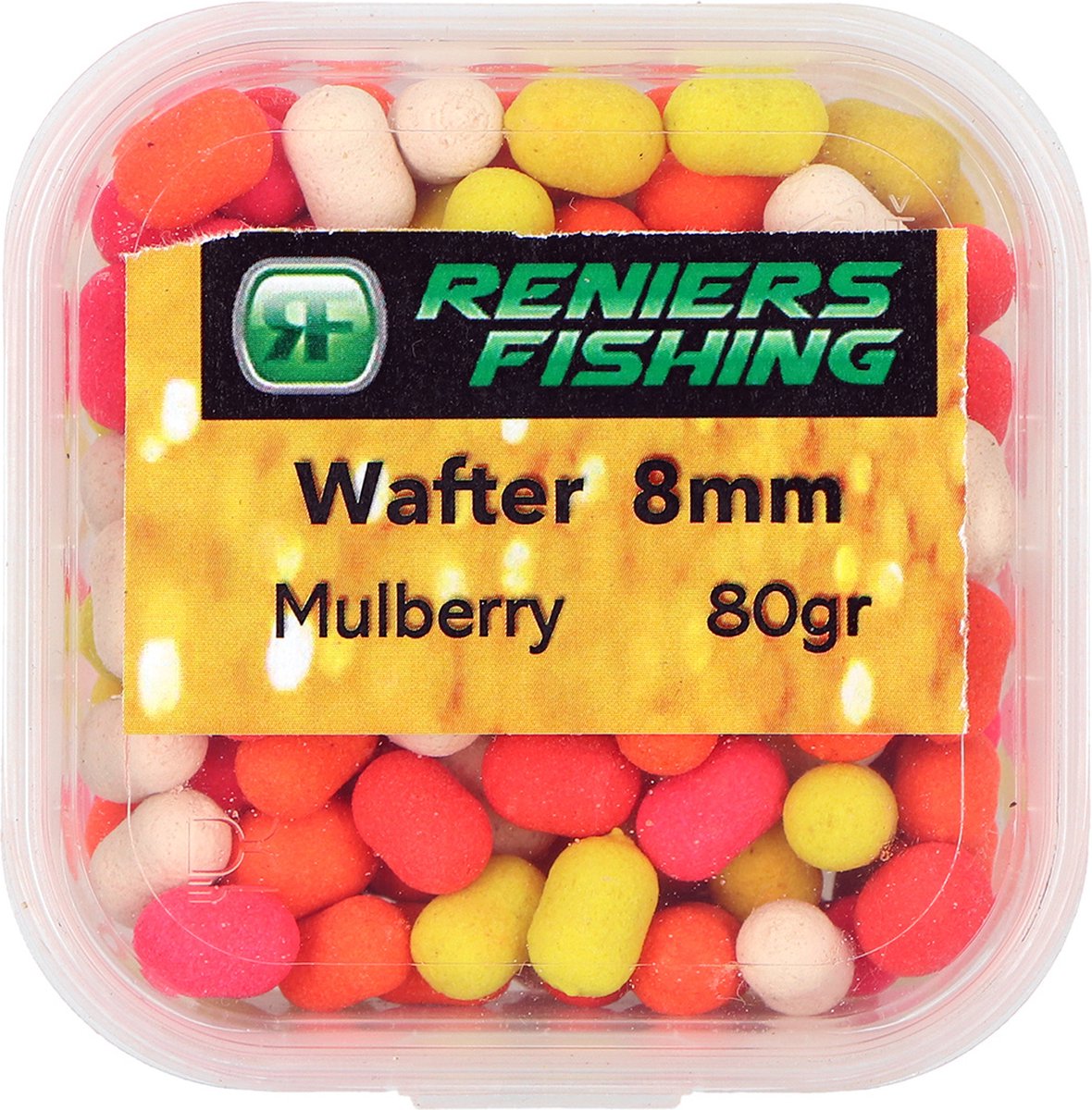 Reniers Fishing Slow Sinking 8mm Dumbell Wafters Color Mix 80gr - Smaak : Scopex