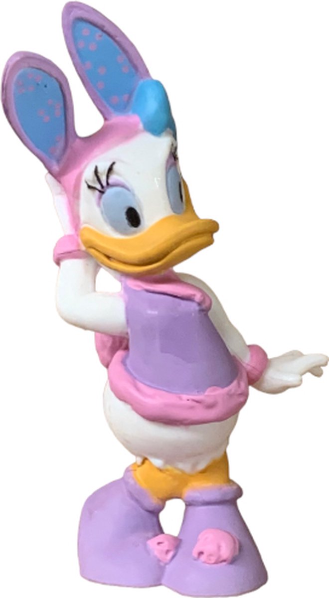 Katrien duck in als Paaskonijn disney speelfiguurtje (ca. 6 cm)